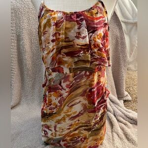 Multi colored dress short mid length